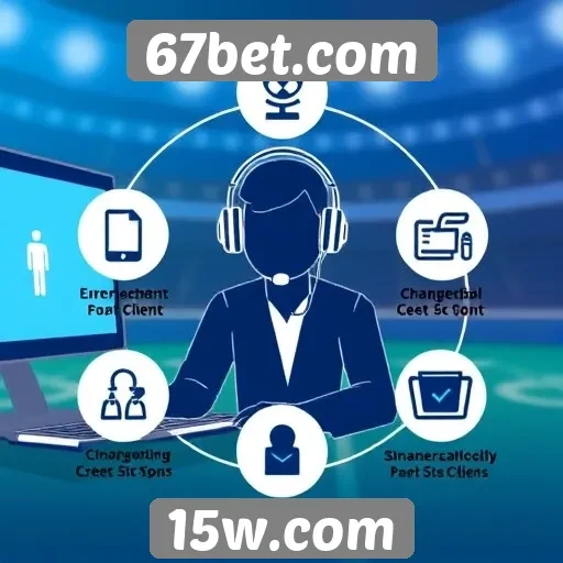 Opção de atendimento ao cliente do 67bet.com