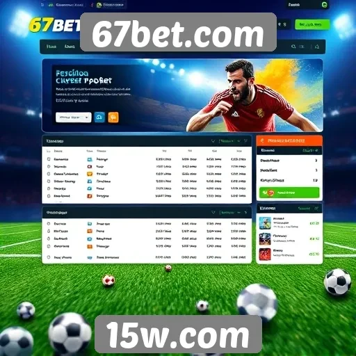 Nova interface do usuário no 67bet.com melhora experiência