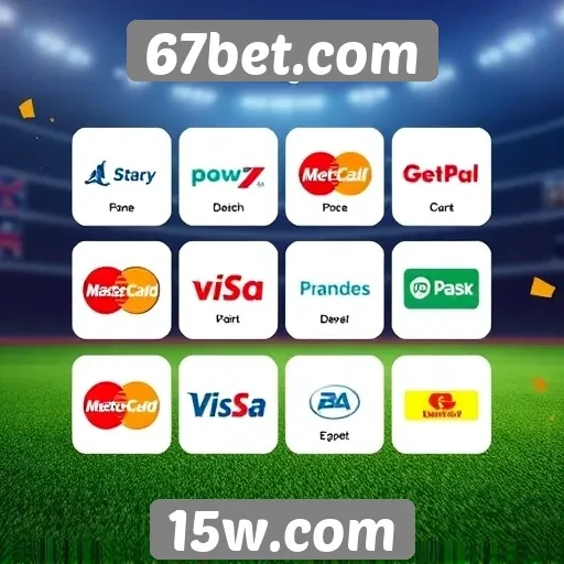 Métodos de pagamento aceitos no 67bet