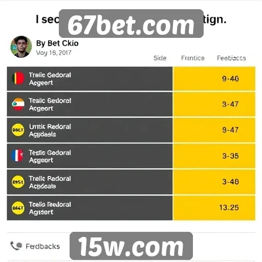 Feedback de usuários sobre 67bet.com revela tendências
